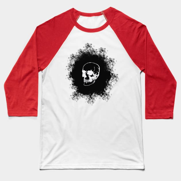 Skull Baseball T-Shirt by Shreedigital 